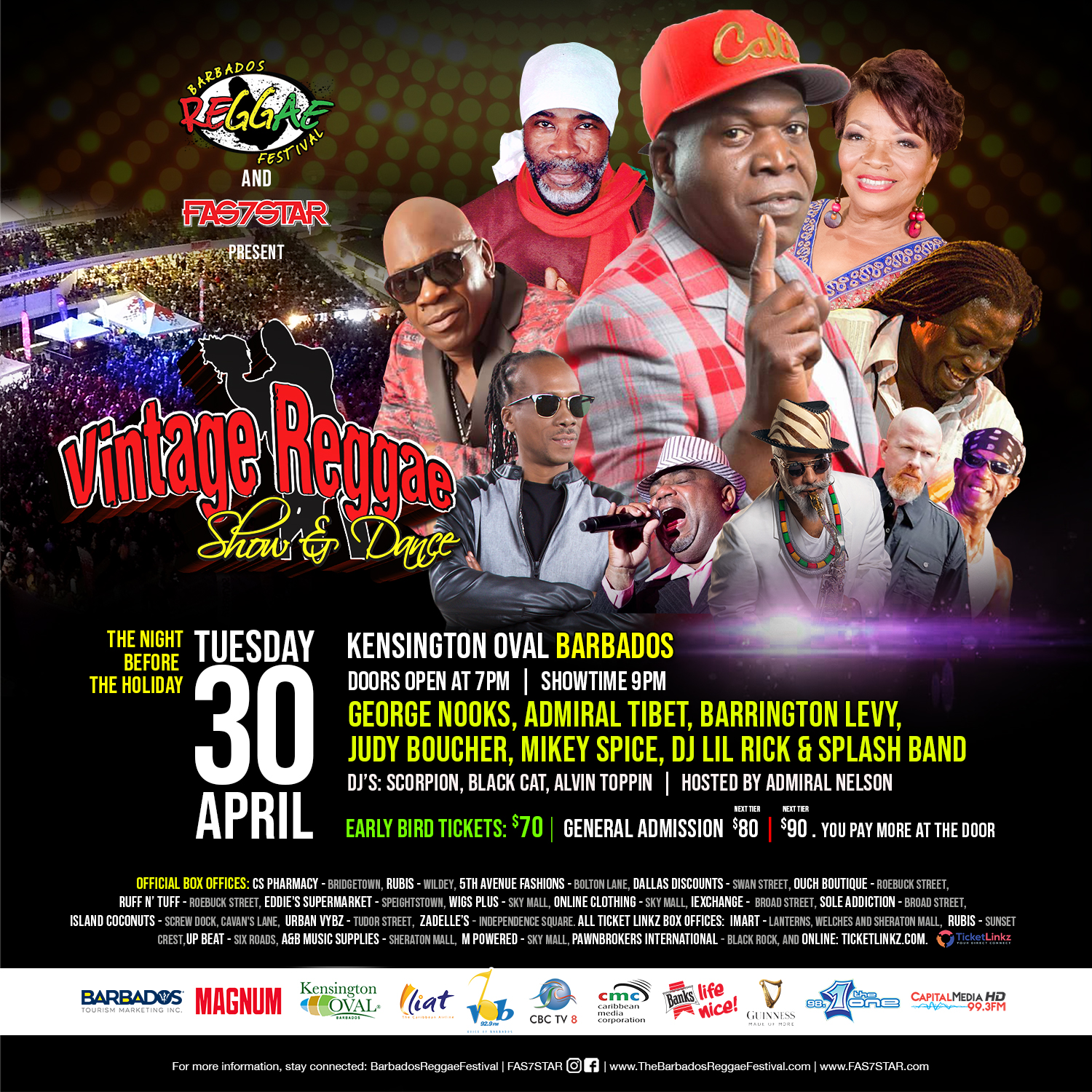 Barbados Reggae Festival 2022 Vintage Show And Dance